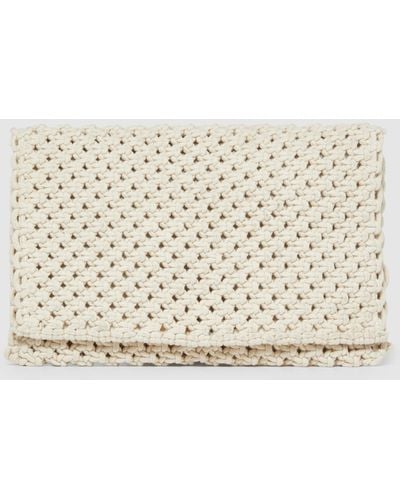 Sisley Crochet Clutch - Natural