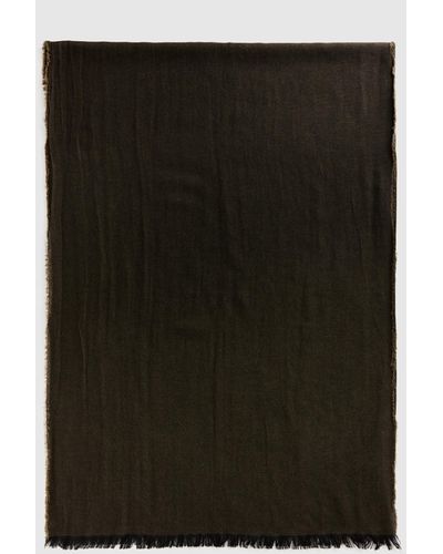 Sisley Yarn Dyed Scarf - Black