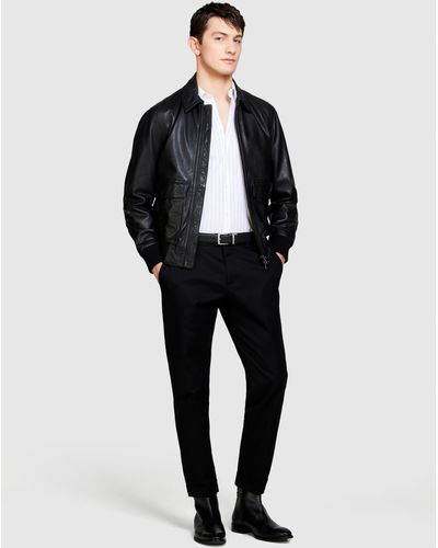 Sisley Solid Colour Trousers - Black