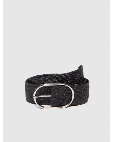 Sisley Woven Elastic Belt - Black