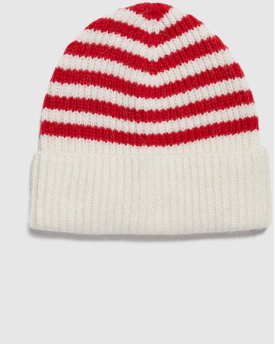 Sisley Striped Hat - Red