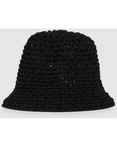 Sisley Crochet Hat - Black