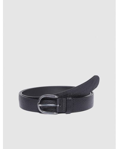 Sisley Leather Look Belt - Blue