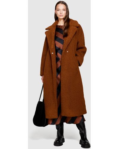 Sisley Comfort Fit Coat - Brown