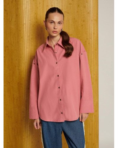 Sister Jane Ghospell Astra Oversized Shirt - Pink