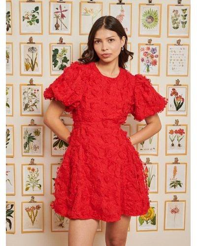 Sister Jane Dream Doris Floral Mini Dress - Red
