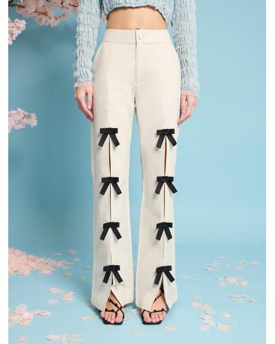 Sister Jane Ivy Bow Trousers - Blue