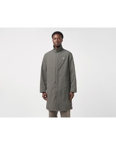 Fred Perry Shell Mac Coat - Grey