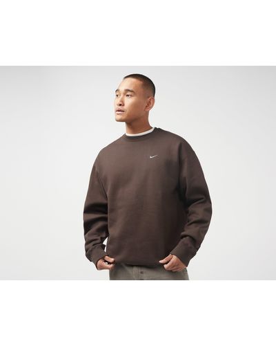 Nike Nrg Premium Essentials Crew Neck Sweatshirt - Brown