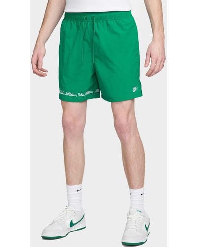 Nike Club Varsity Flow Shorts - Green