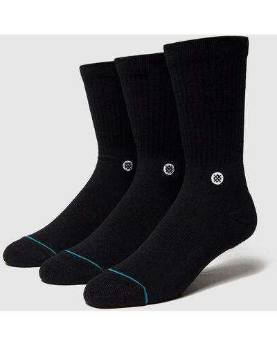 Stance Icon Crew Socks (3-pack) - Black