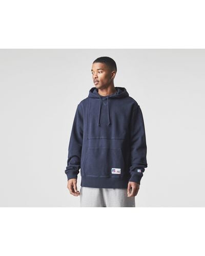Russell Patchwork Hoodie - Size? Exclusive - Blue