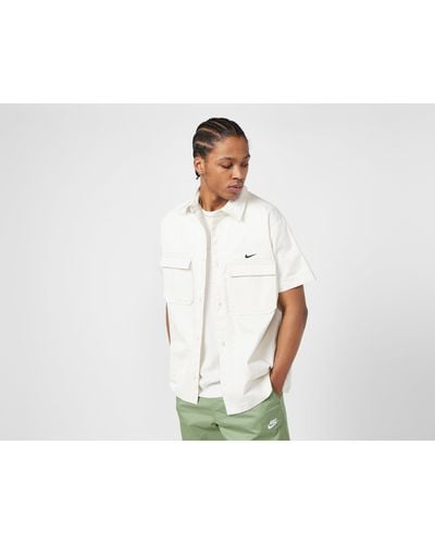 Nike Life Woven Military Short-Sleeve Shirt - Weiß