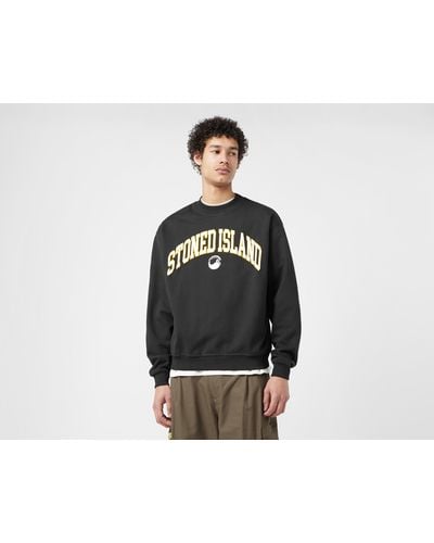 PAS DE MER Stoned Island Sweatshirt - Black