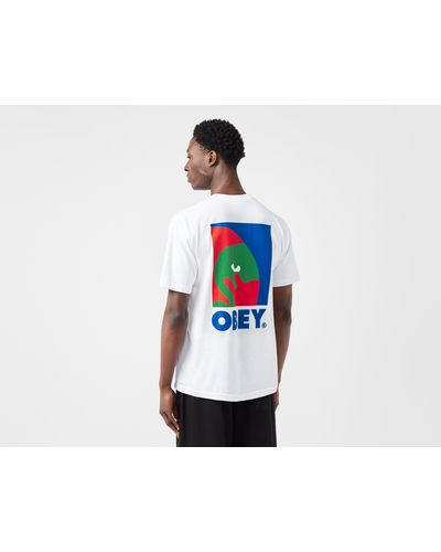Obey Circular Icon T-Shirt - Schwarz