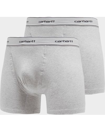 Carhartt Cotton Boxer Trunks 2 Pack - Grey