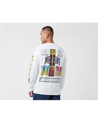 Edwin Vision Board Long Sleeve T-shirt - White