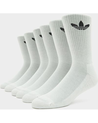 adidas Originals 6-pack Trefoil Cushion Crew Socks - Grey
