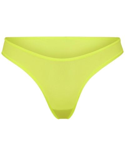 Skims Dipped Front Thong - Yellow