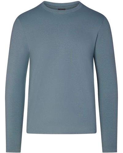 Skims Long Sleeve T-shirt - Blue