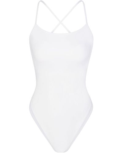 One-piece swimsuit Skims Pink size XS International in Synthetic - 38613311