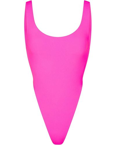 Skims High Cut Bodysuit - Pink