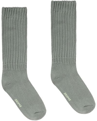 Skims Slouch Socks - Gray