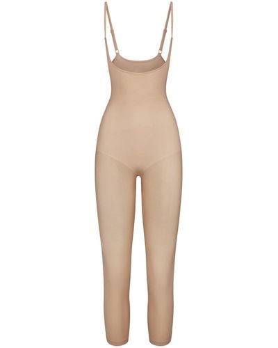 Skims Open Bust Catsuit (bodysuit) in Natural