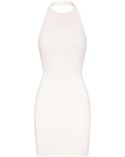 Skims Halter Mini Dress - White