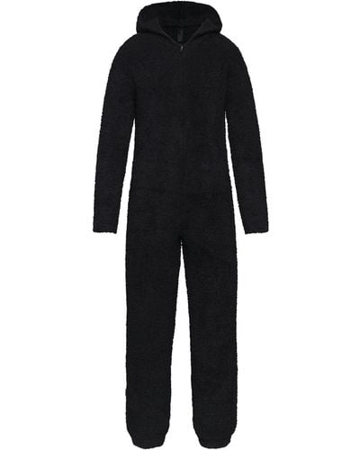 Skims Knit Onesie (bodysuit) - Black