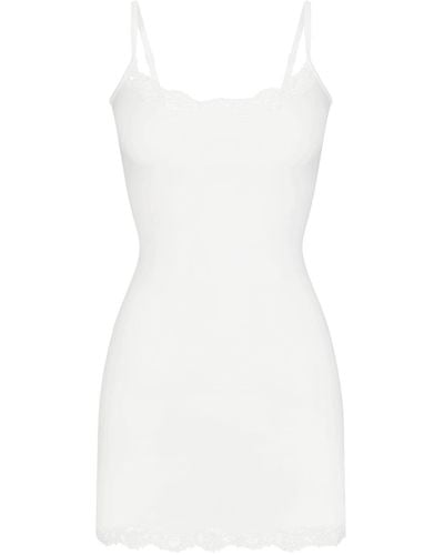 Skims Slip Dress - White
