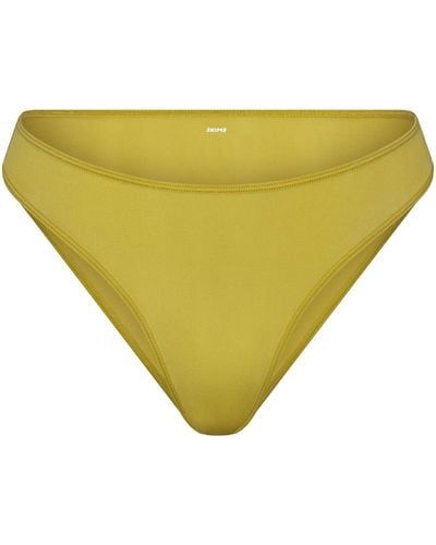 Skims High Cut Bikini - Yellow