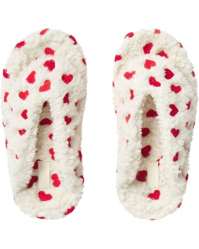 Skims Valentine's Slipper Ruby And Marble Heart - Pink