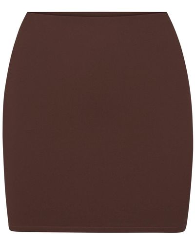 Skims Mini Skirt - Brown