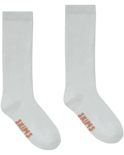 Skims Everyday Mid Calf Socks - Gray