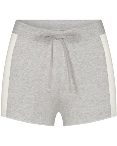 Womens Skims grey Boyfriend Boxer Shorts | Harrods UK