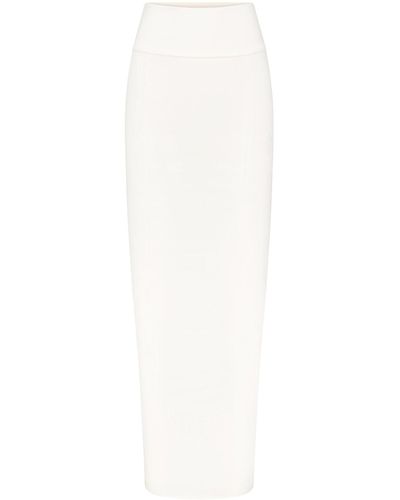 Skims Foldover Skirt - White