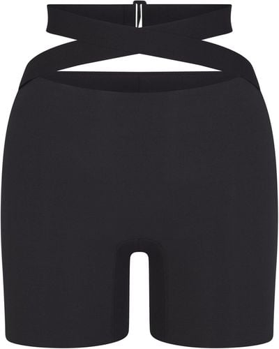 SKIMS Drawstring Shorts Soot Black Medium - $29 New With Tags