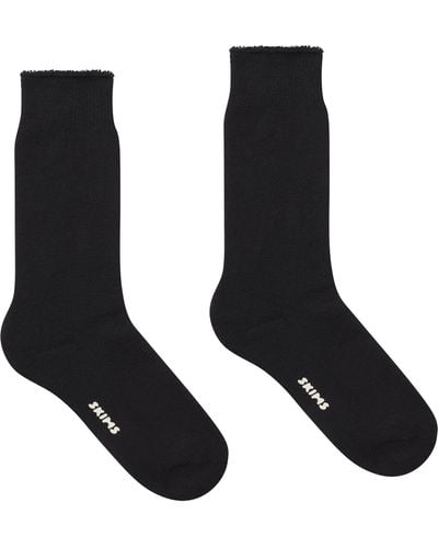 Skims Lounge Socks - Black
