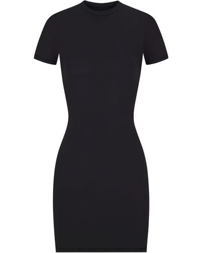 Skims T-shirt Mini Dress - Black