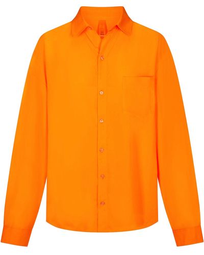 Skims Cover Up Shirt - Orange
