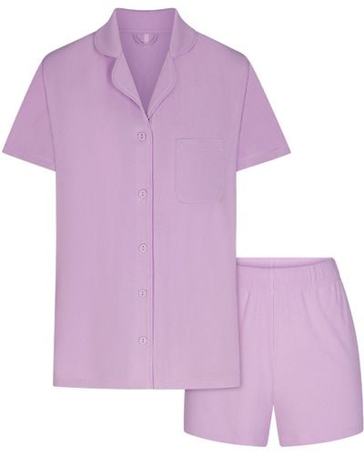 Skims Short Pajama Set - Purple