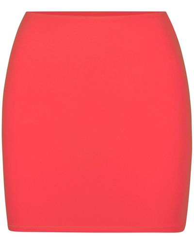 Skims Mini Skirt - Red