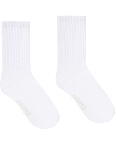 Skims Sport Crew Socks - White