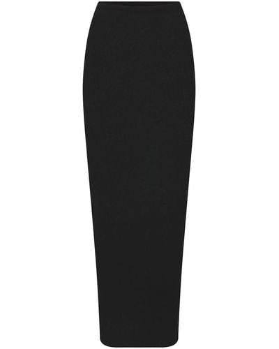 Skims Long Tube Skirt - Black
