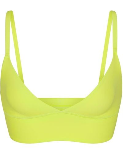 SKIMS - Ribbed stretch-cotton bralette