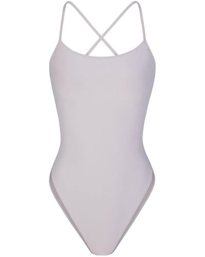 3X Skims Women's Almond Recycled Strapless Monokini One piece