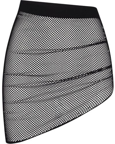 Skims Warp Knit Cover Up Ruched Sarong - Gray