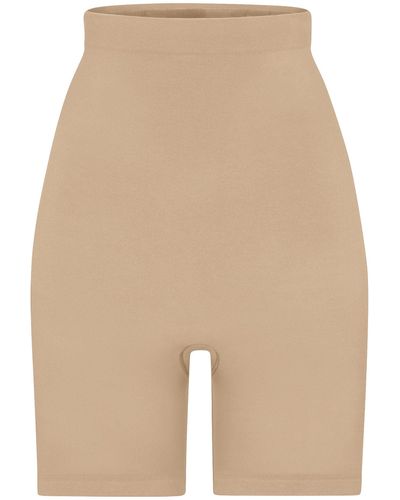 Skims High-waisted Above The Knee Short - Natural
