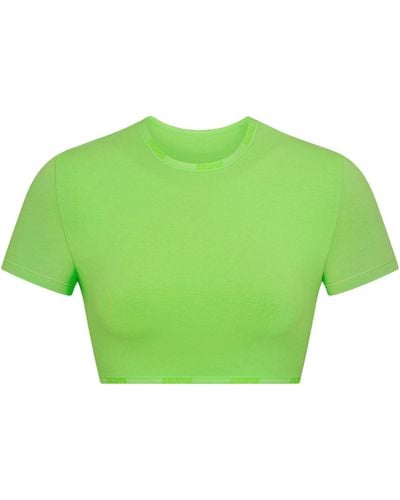 Skims Super Cropped T-shirt - Green